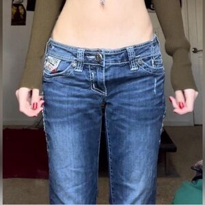 Low rise affliction jeans